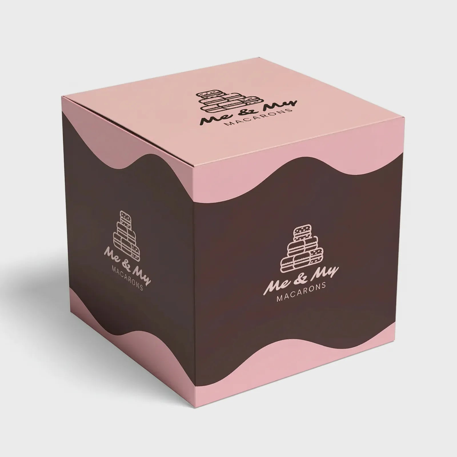 Cajas para Postres | Fondo de Seguridad | Plegable | Blanco
