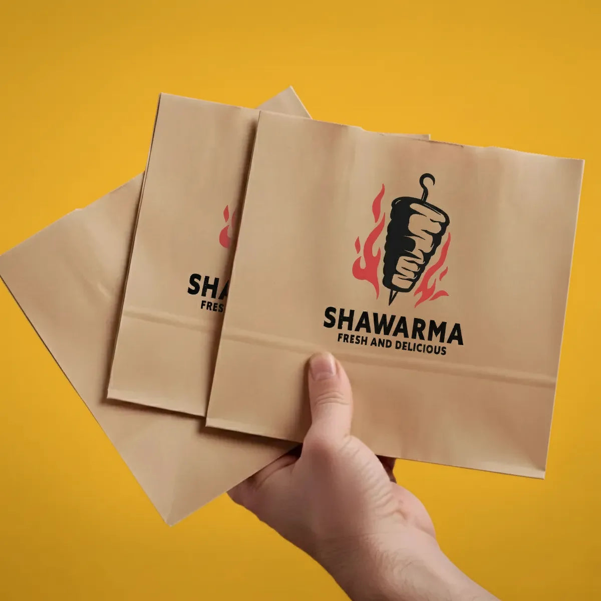 Bolsas para Döner Personalizadas | Kraft