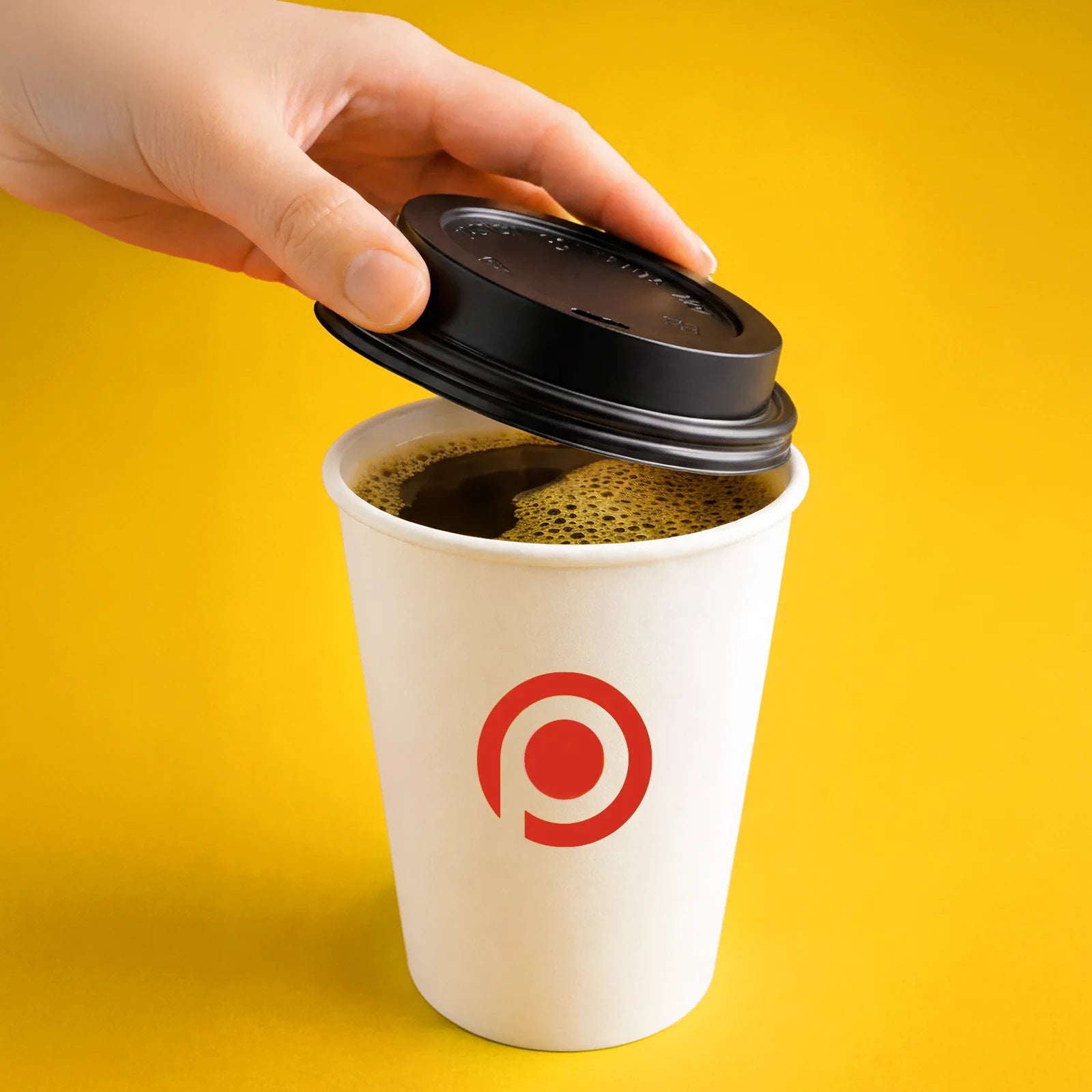 Tapas de Plástico para Vasos de Cartón