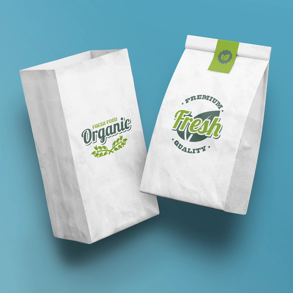 Bolsas de Papel Sin Asas | Venta al Por Mayor | Fondo Plano | Blanco