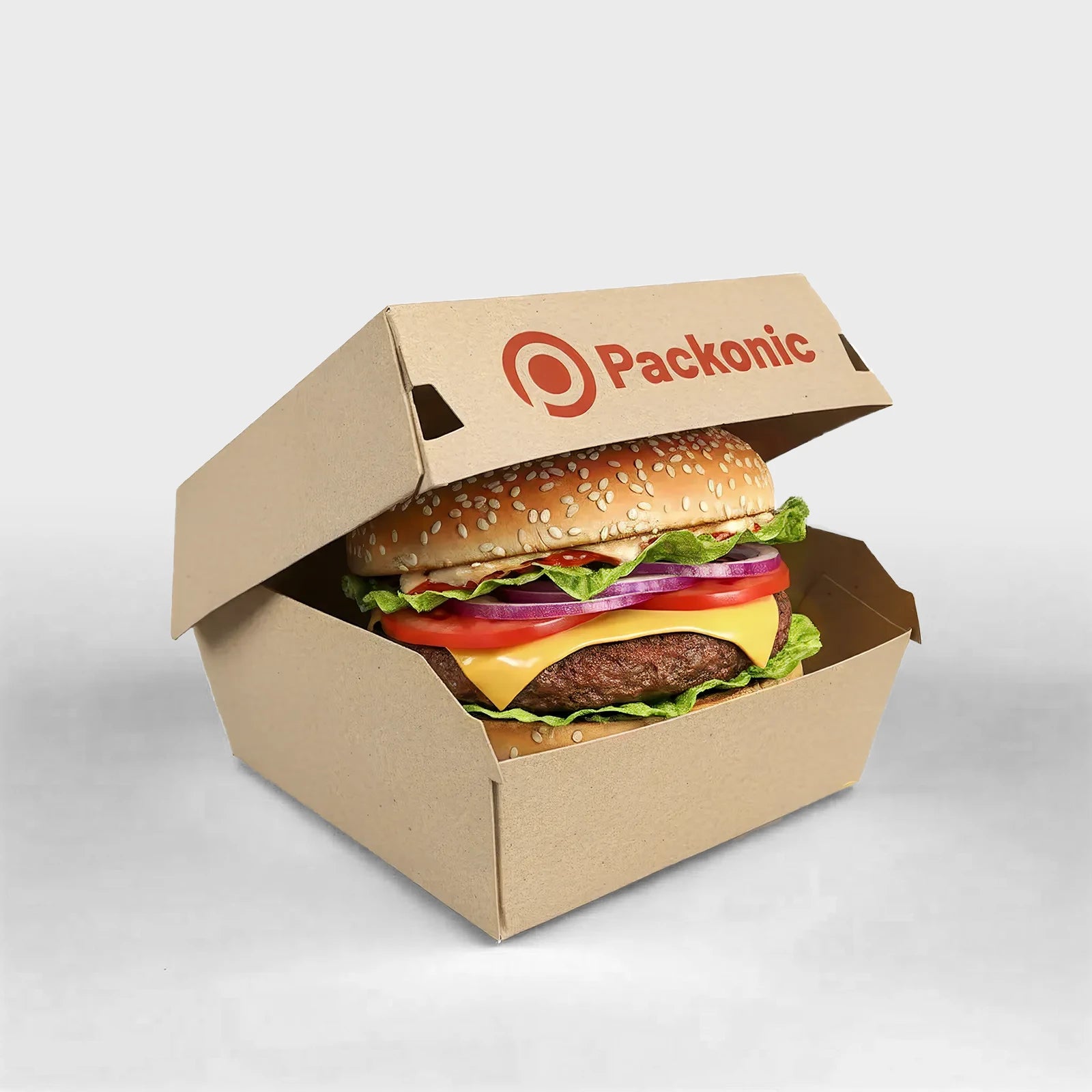 Cajas de Hamburguesa Personalizadas | Kraft