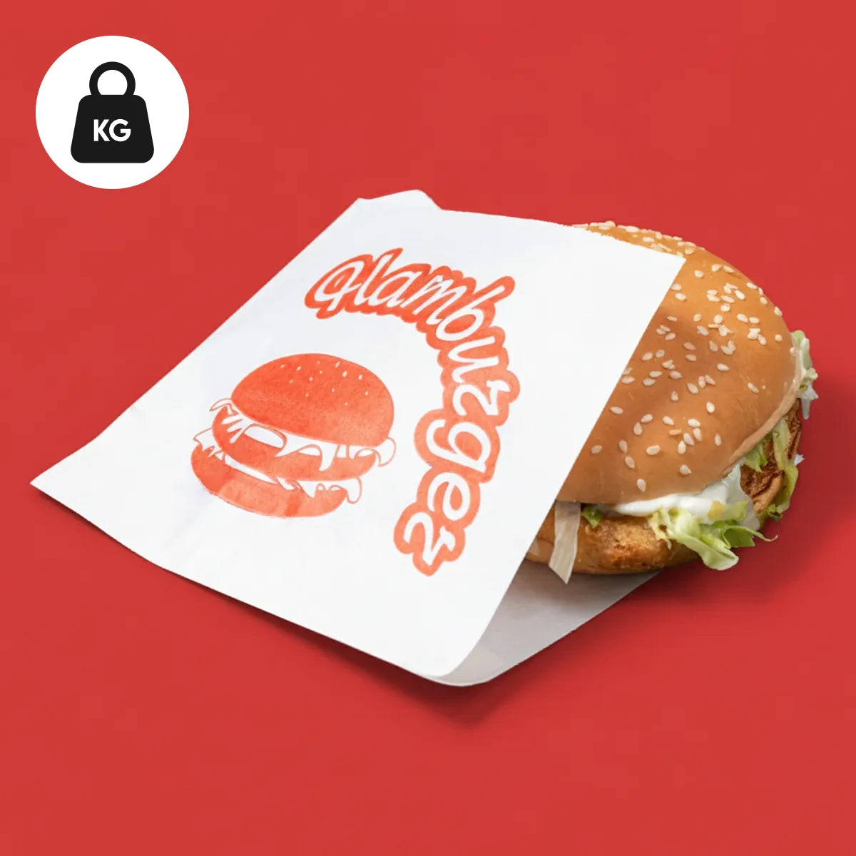 Bolsas para Hamburguesas al Por Mayor por Kg | Blanco