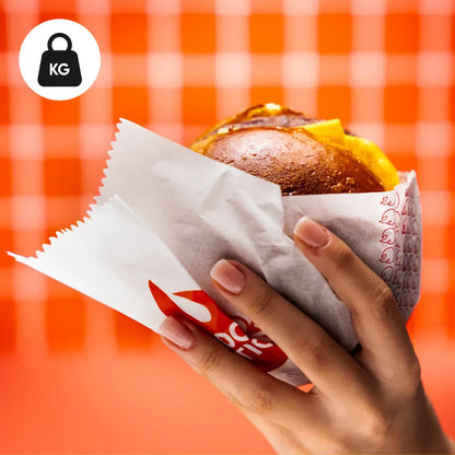 Bolsas para Hamburguesas al Por Mayor por Kg | Blanco