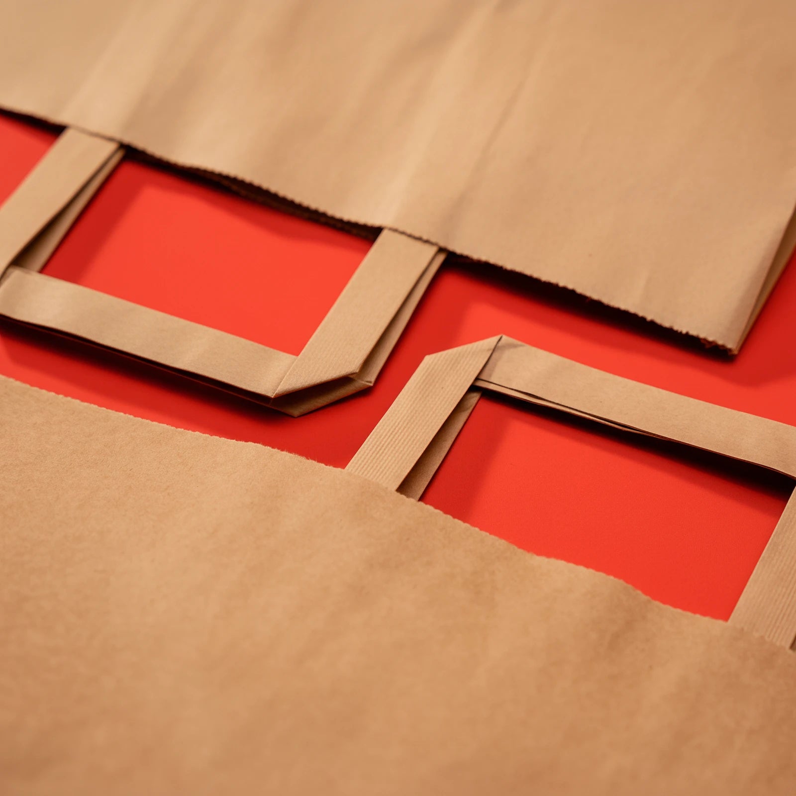 Bolsas de Papel con Asa Plana Venta al Por Mayor | Kraft