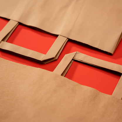 Bolsas de Papel con Asa Plana Venta al Por Mayor | Kraft