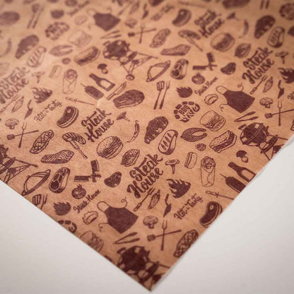 Papel Antigrasa Personalizado | Kraft
