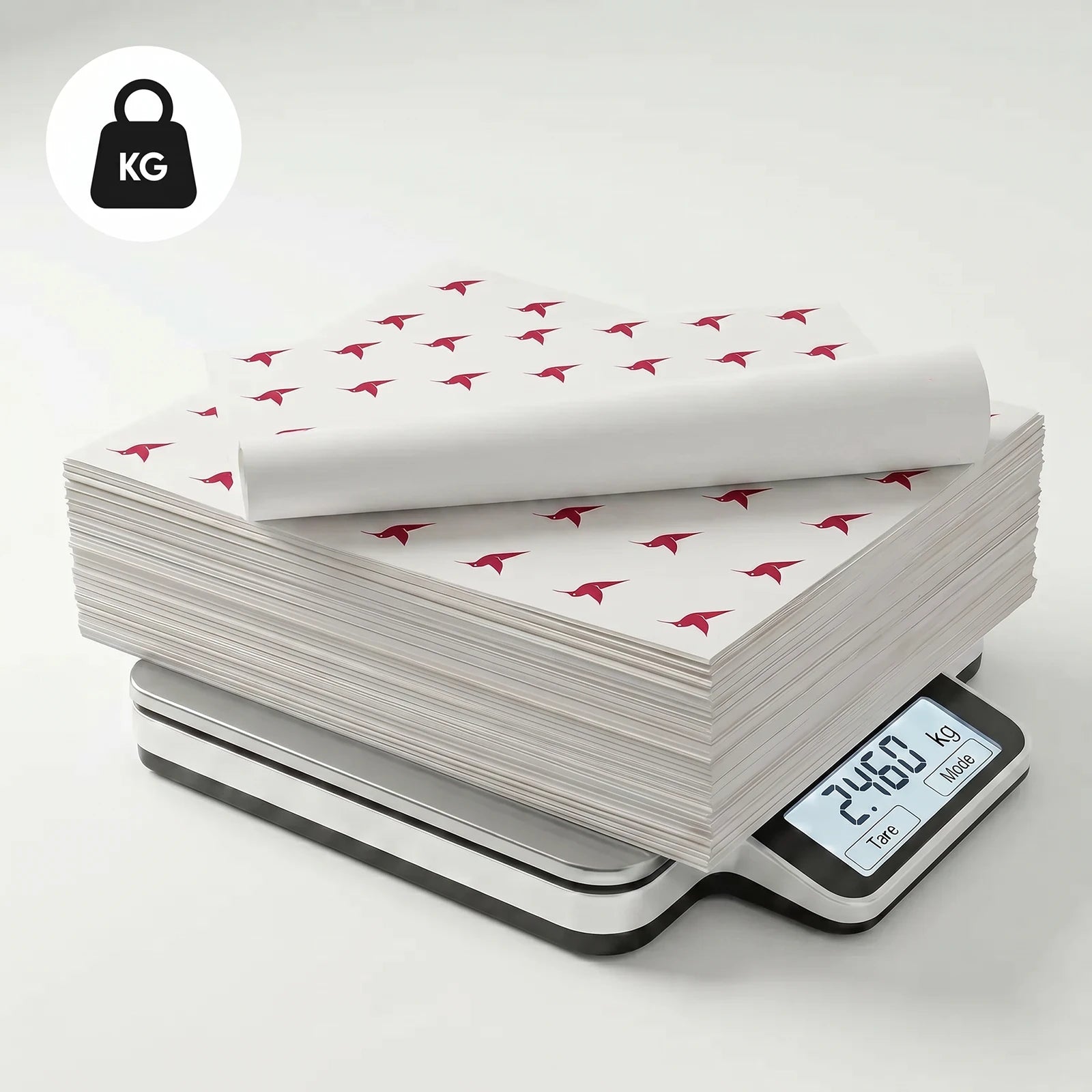Papel Antigrasa | Venta al Por Mayor Por Kg | 1 Color | Blanco