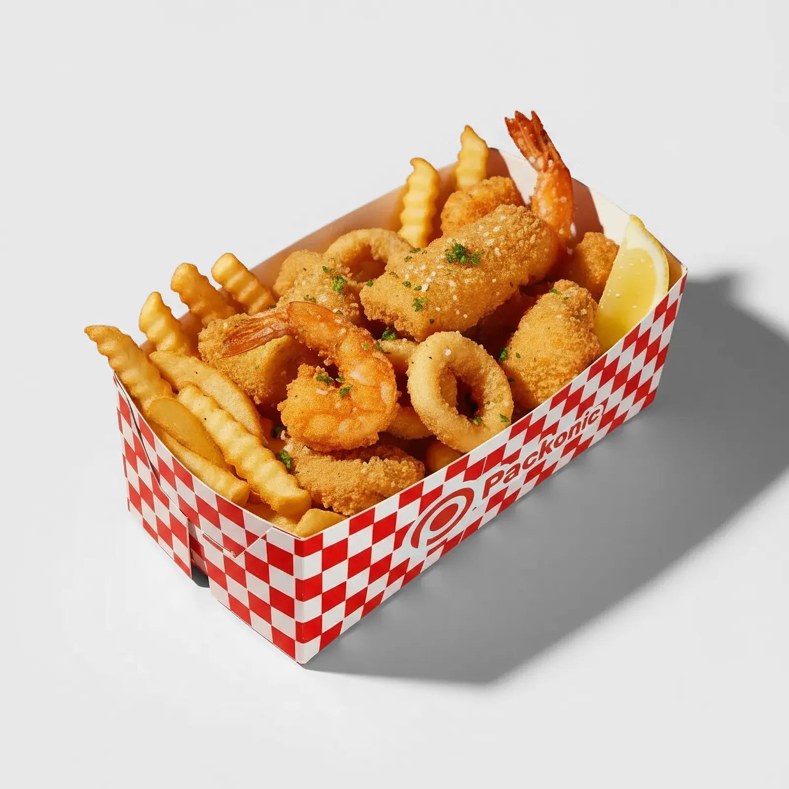 Bandejas para Comida Personalizadas | Fácil de Montar | Blanco
