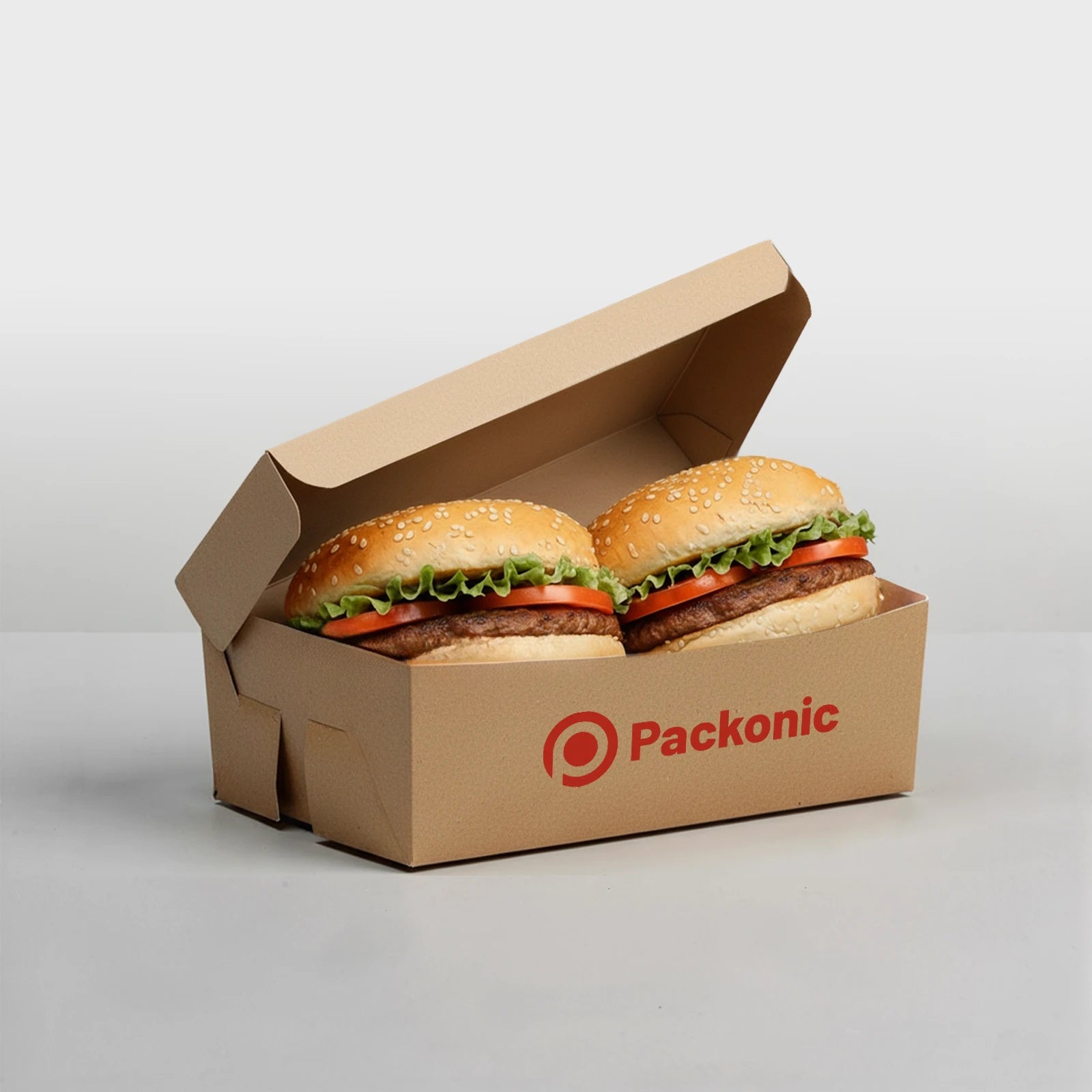 Cajas para Menú de Hamburguesa | Fácil de Montar | Kraft