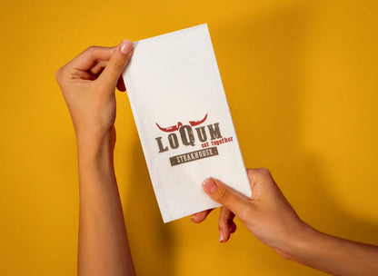 Servilletas 25 x 25 cm | Doble Capa | Blanco
