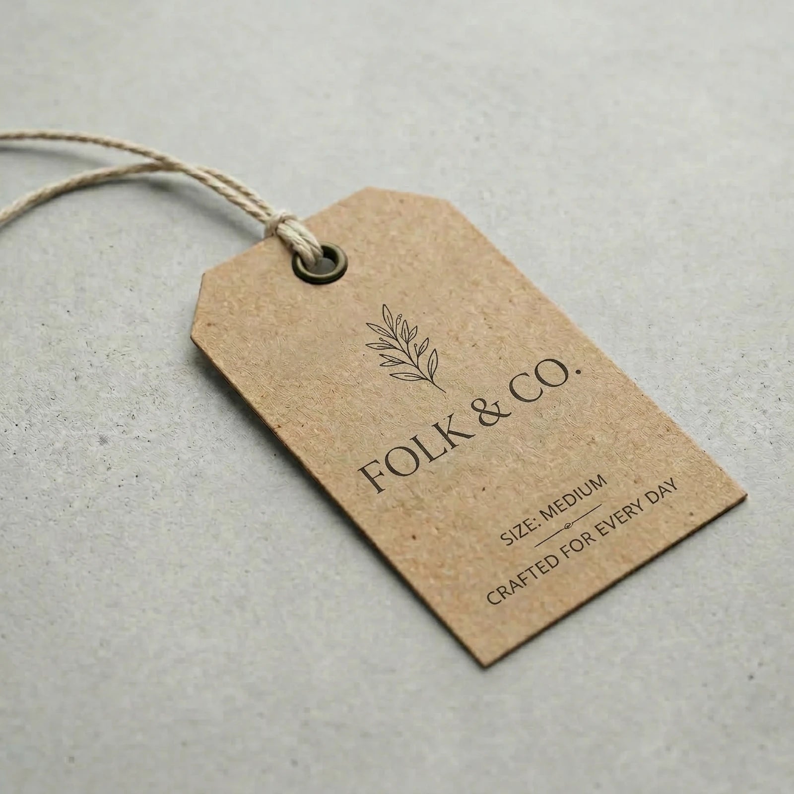 Etiqueta Colgante Personalizada | Kraft 