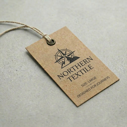 Etiqueta Colgante Personalizada | Rectangular | Kraft