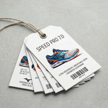 Etiqueta Colgante Personalizada | Blanco