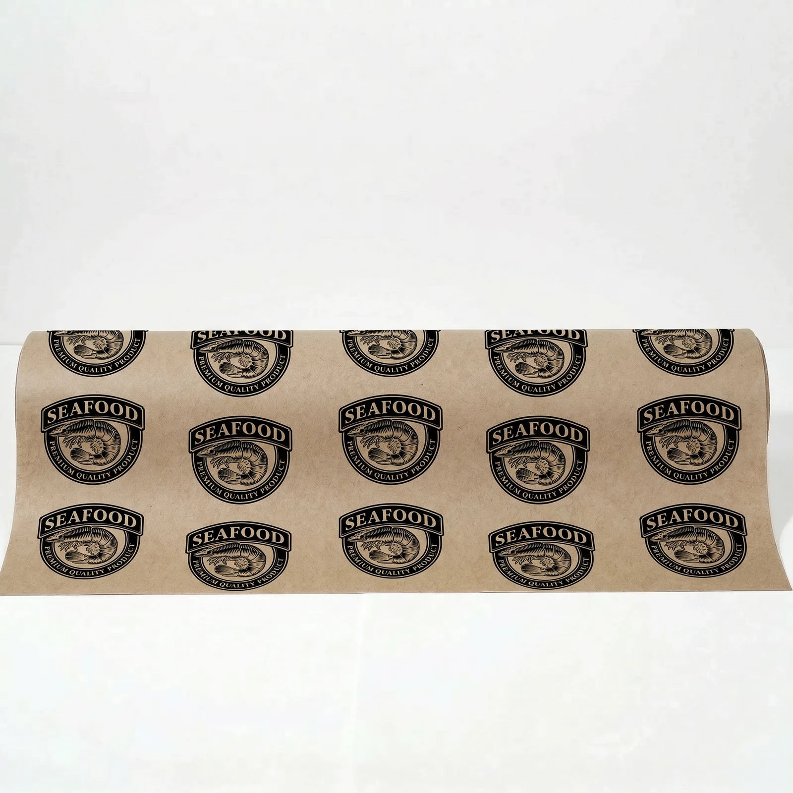 Papel Antigrasa en Rollo | Impresión a 1 color | Kraft