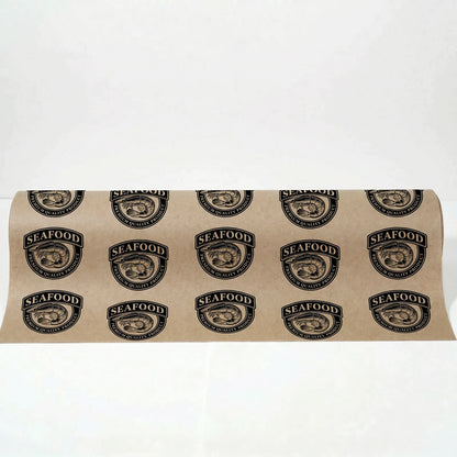 Papel Antigrasa en Rollo | Impresión a 1 color | Kraft