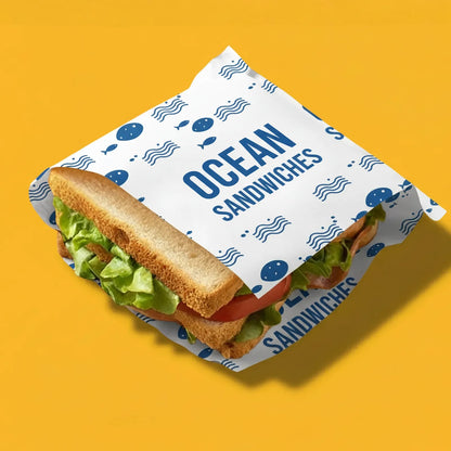 Bolsas de Papel para Sándwiches | Blanco