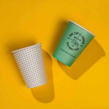 Vasos de Cartón de Pared Simple | Impresión a Todo Color