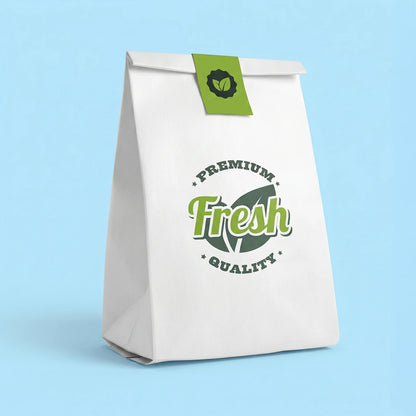 Bolsas de Papel Sin Asas | Venta al Por Mayor | Fondo Plano | Blanco