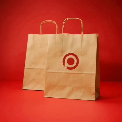 Bolsas de Papel con Asa Rizada Venta al Por Mayor | Kraft